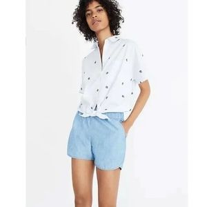 MADEWELL Chambray Pull-on Shorts